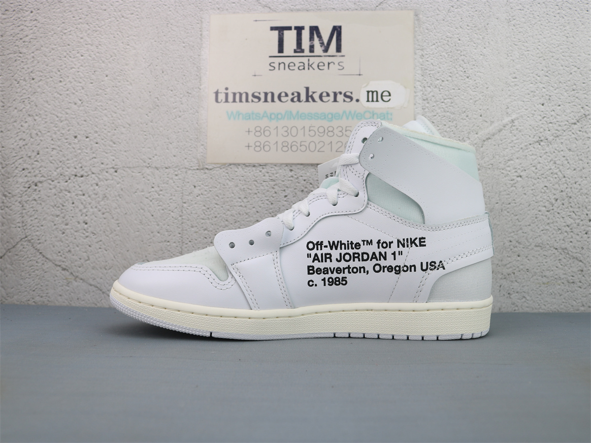 LJR Batch Off-White Air Jordan 1 White AQ0818-100